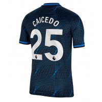 Camisa de time de futebol Chelsea Moises Caicedo #25 Replicas 2º Equipamento 2023-24 Manga Curta